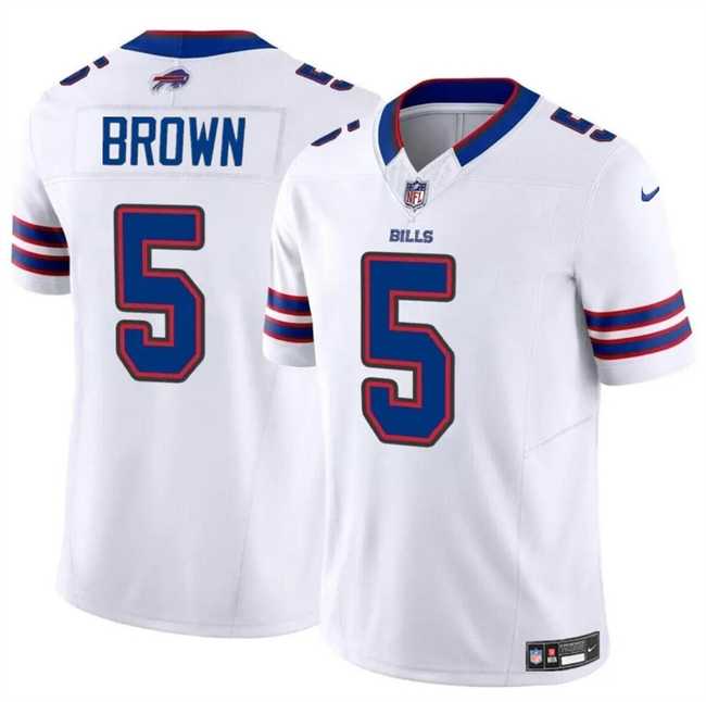 Men & Women & Youth Buffalo Bills #5 Anthony Brown White 2024 F.U.S.E. Vapor Untouchable Limited Football Stitched Jersey